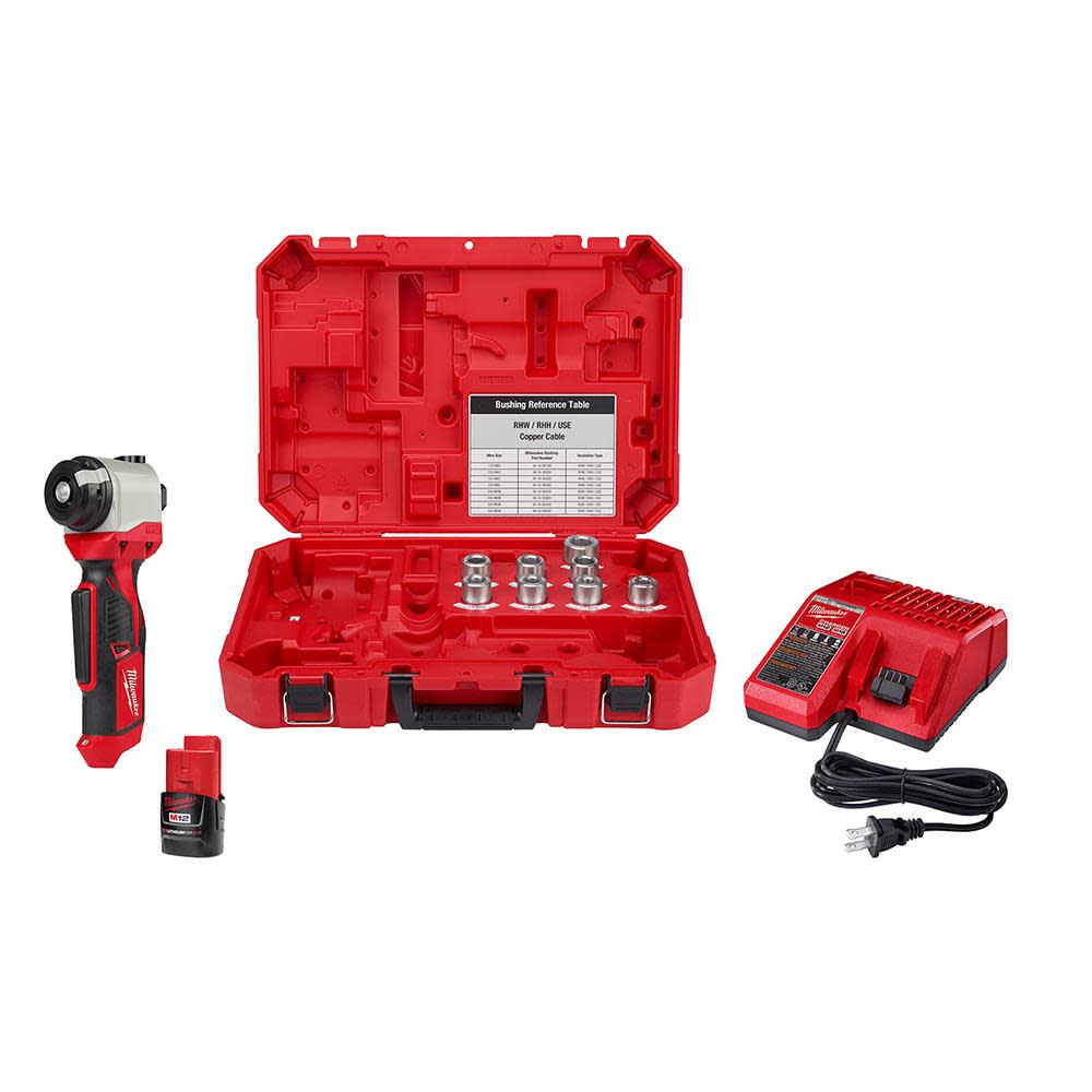 MW M12 Cable Stripper Kit for Cu RHW / RHH / USE 2435X-21 from MW