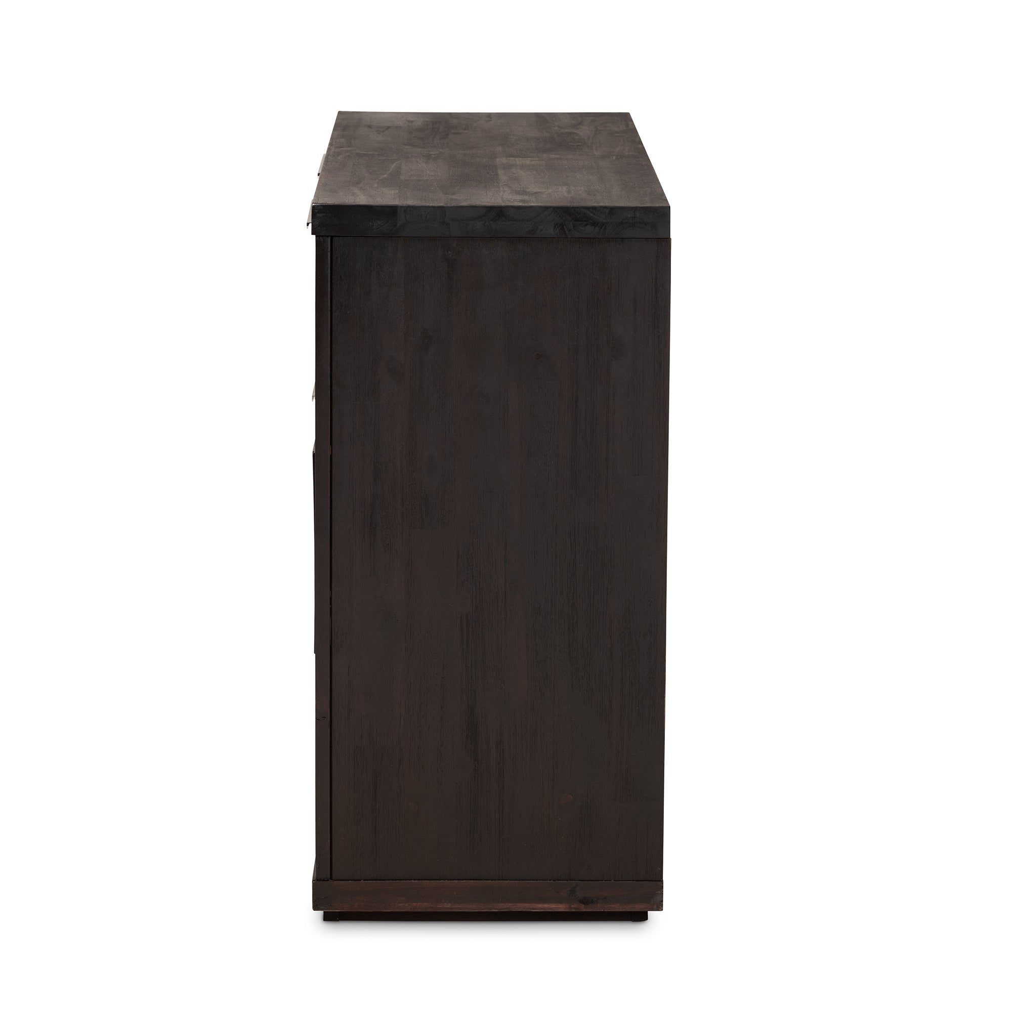 Baxton Studio Titus Modern and Contemporary Dark Brown Finished Wood 4-Drawer Dresser