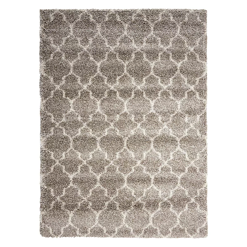 Nourison Amore Trellis Shag Rug