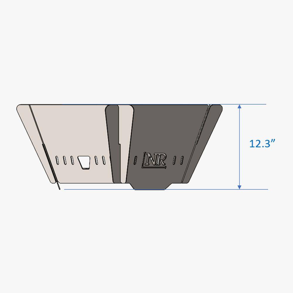 Tommy Docks 30 in. W x 12 in. H Hexagon Shaped Steel Wood Fueled Hot Rolled Flat Pack Fire Pit for Camping Hunting or the Beach NR-SFP30