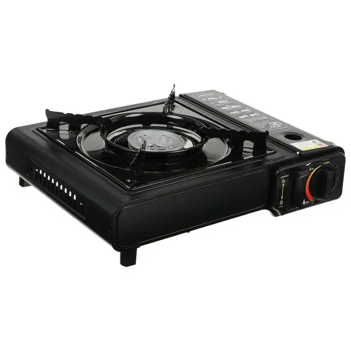 Camping Equipment Outdoor Cooking Stainless Steel Gas Stove Burner Cooker Single Propane Butane Burner