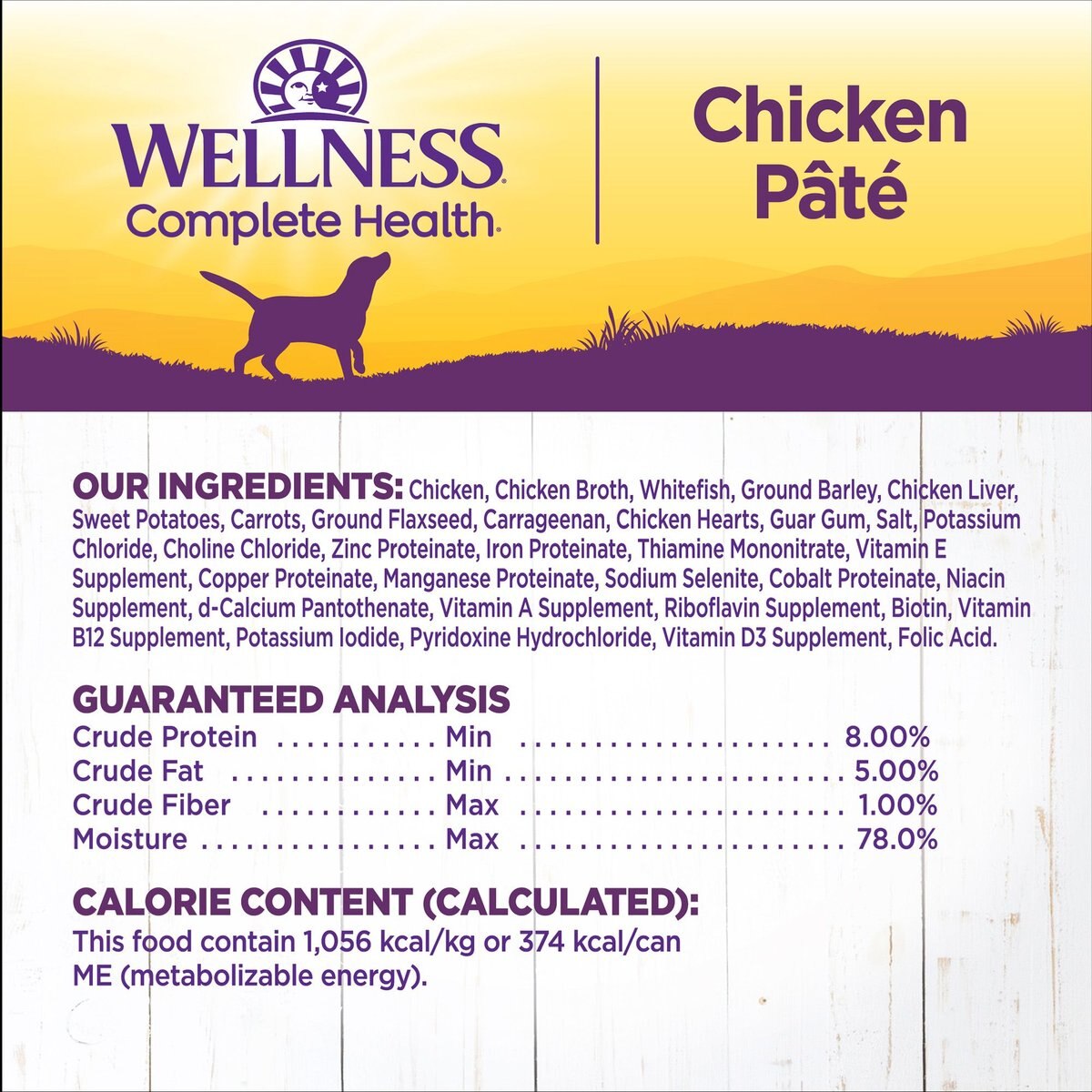 Wellness Complete Health Chicken and Sweet Potato Formula Canned Dog Food