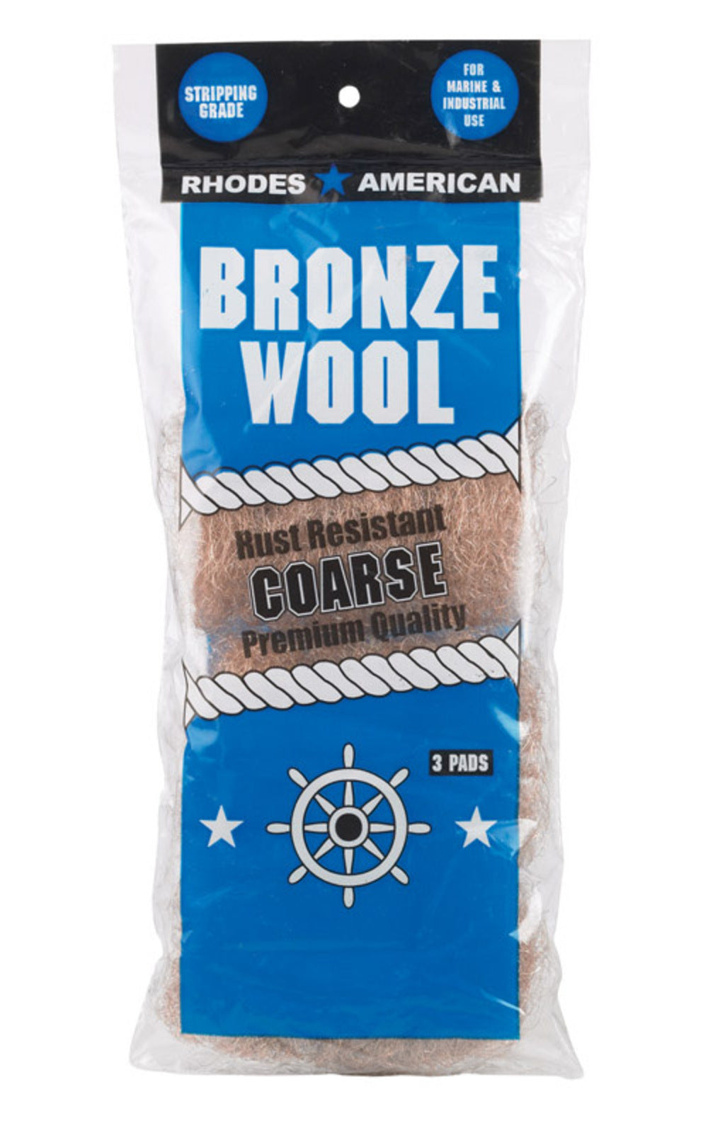 BRONZEWOOL COARSE 3PK