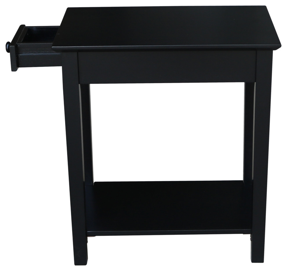 Narrow End Table   Transitional   Side Tables And End Tables   by International Concepts  Houzz