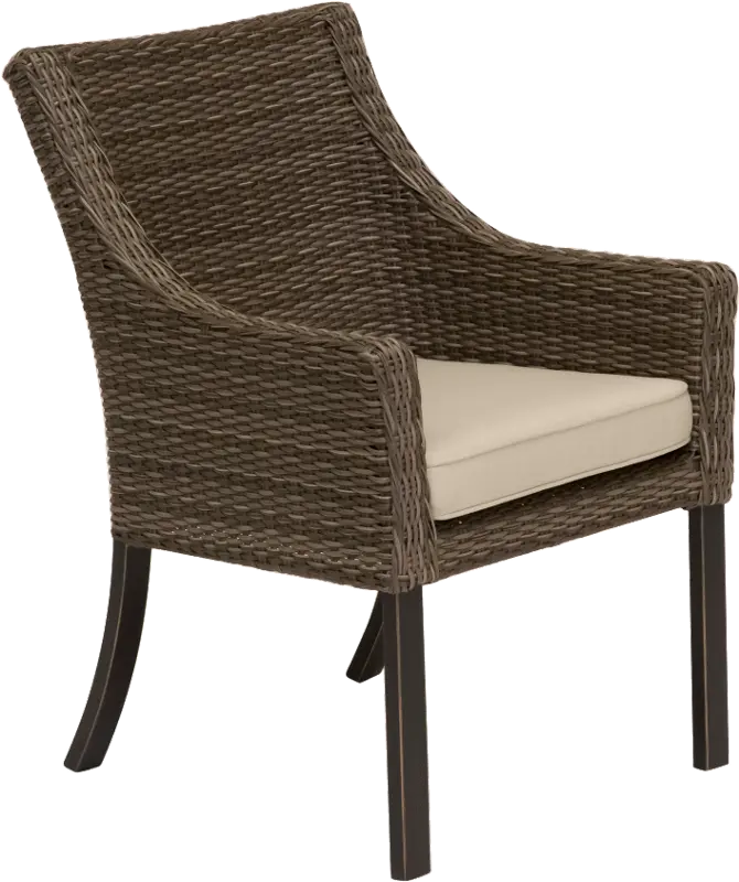 Oak Grove Wicker Patio Dining Chair