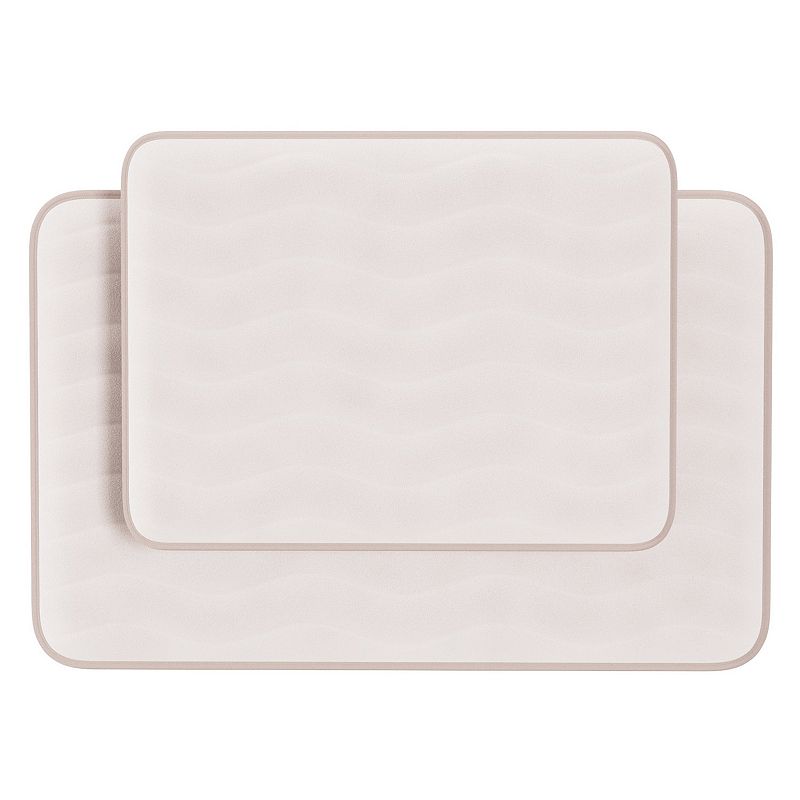 Portsmouth Home 2-piece Memory Foam Bath Mat Set