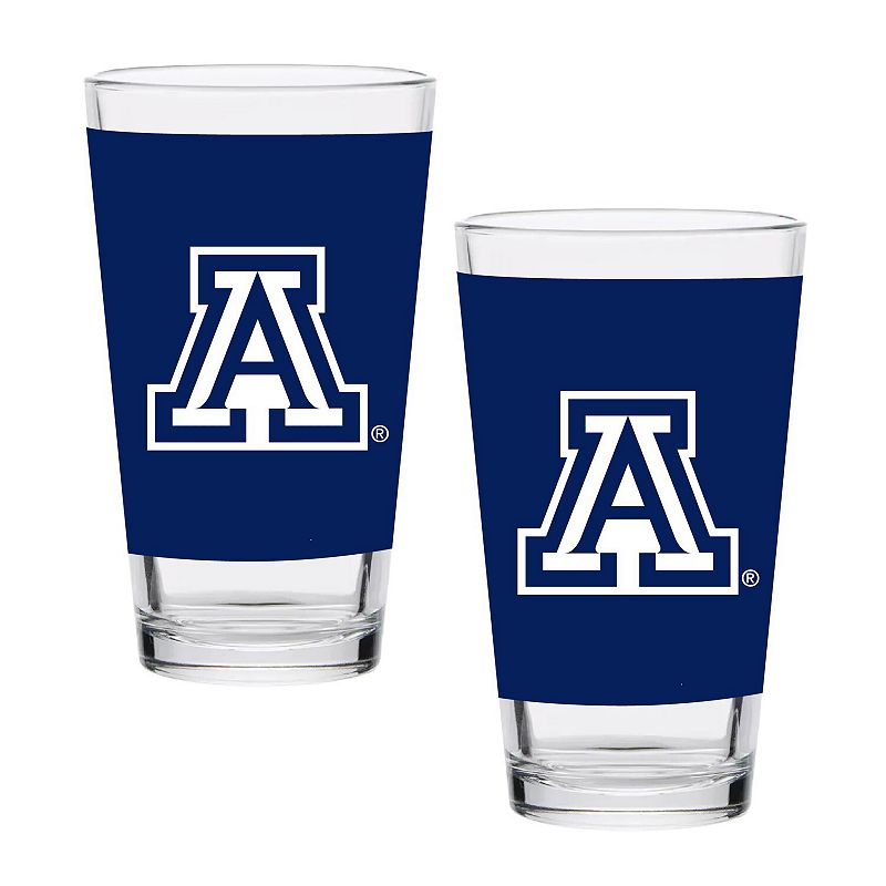 Arizona Wildcats Two-Pack Knockout 16oz. Pint Glass Set