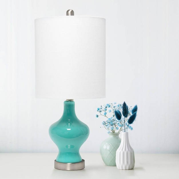 Paseo Mercury Table Lamp With Fabric Shade Lalia Home