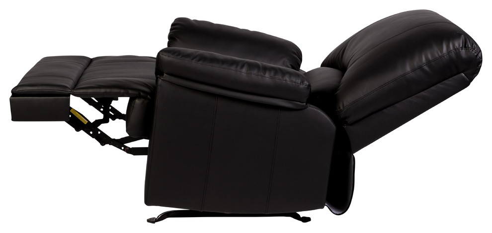 Relaxzen Reynolds Rocker Recliner With Heat and Massage   Modern   Massage Chairs   by Comfort Products  Houzz