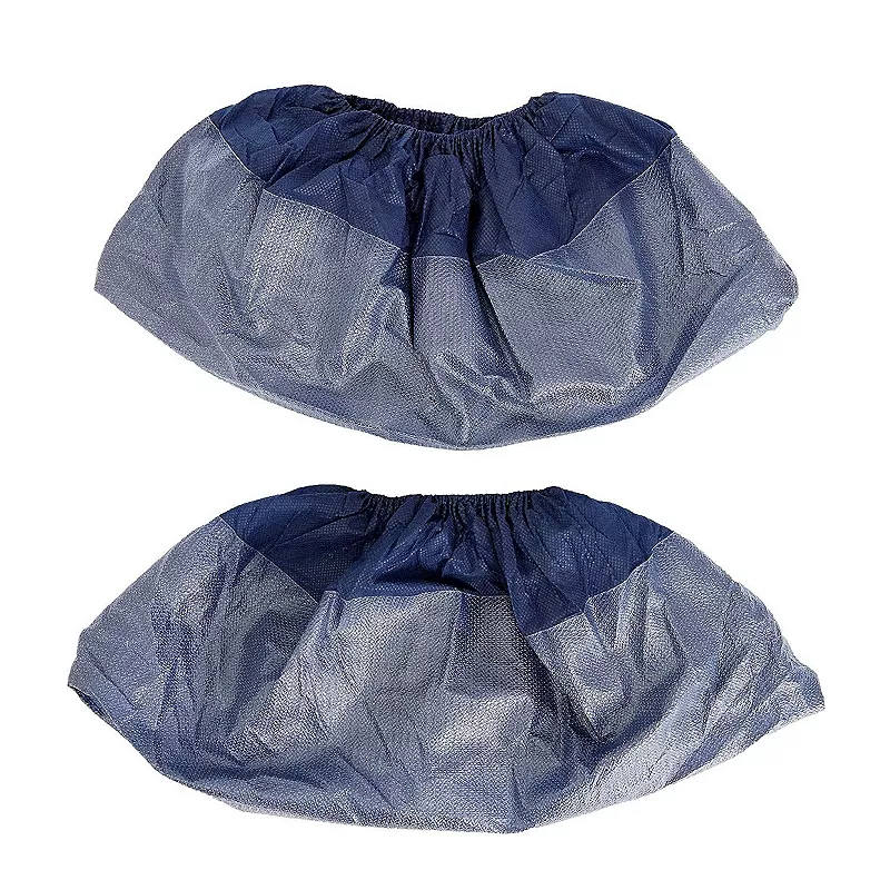 Juvale Disposable Shoe Covers (50 Pairs)， Navy Blue， One Size