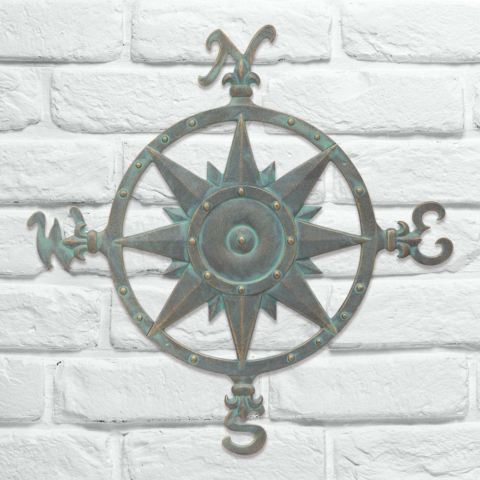 Whitehall 23 in. Compass Rose Wall Decor