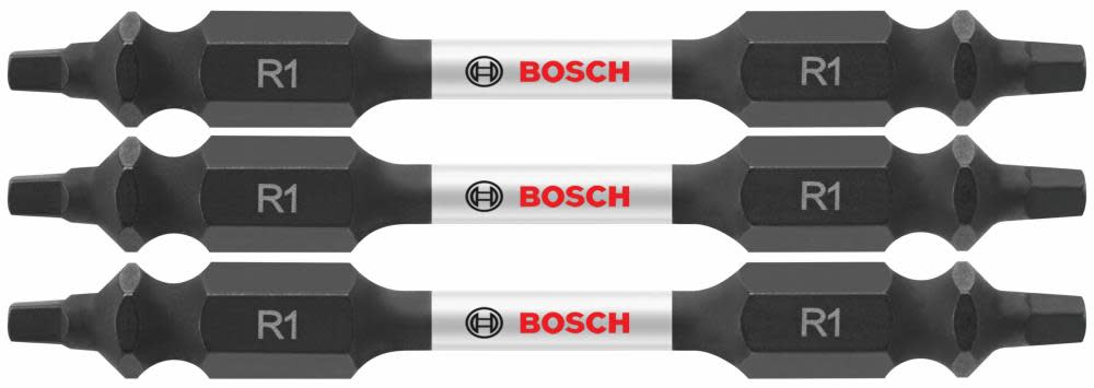 Bosch 3 pc. Impact Tough 2.5 In. Square #1 Double-Ended Bits ITDESQ12503 from Bosch