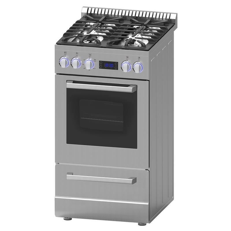 Avanti 20in Elite Freestanding Gas Range DGR20P3S