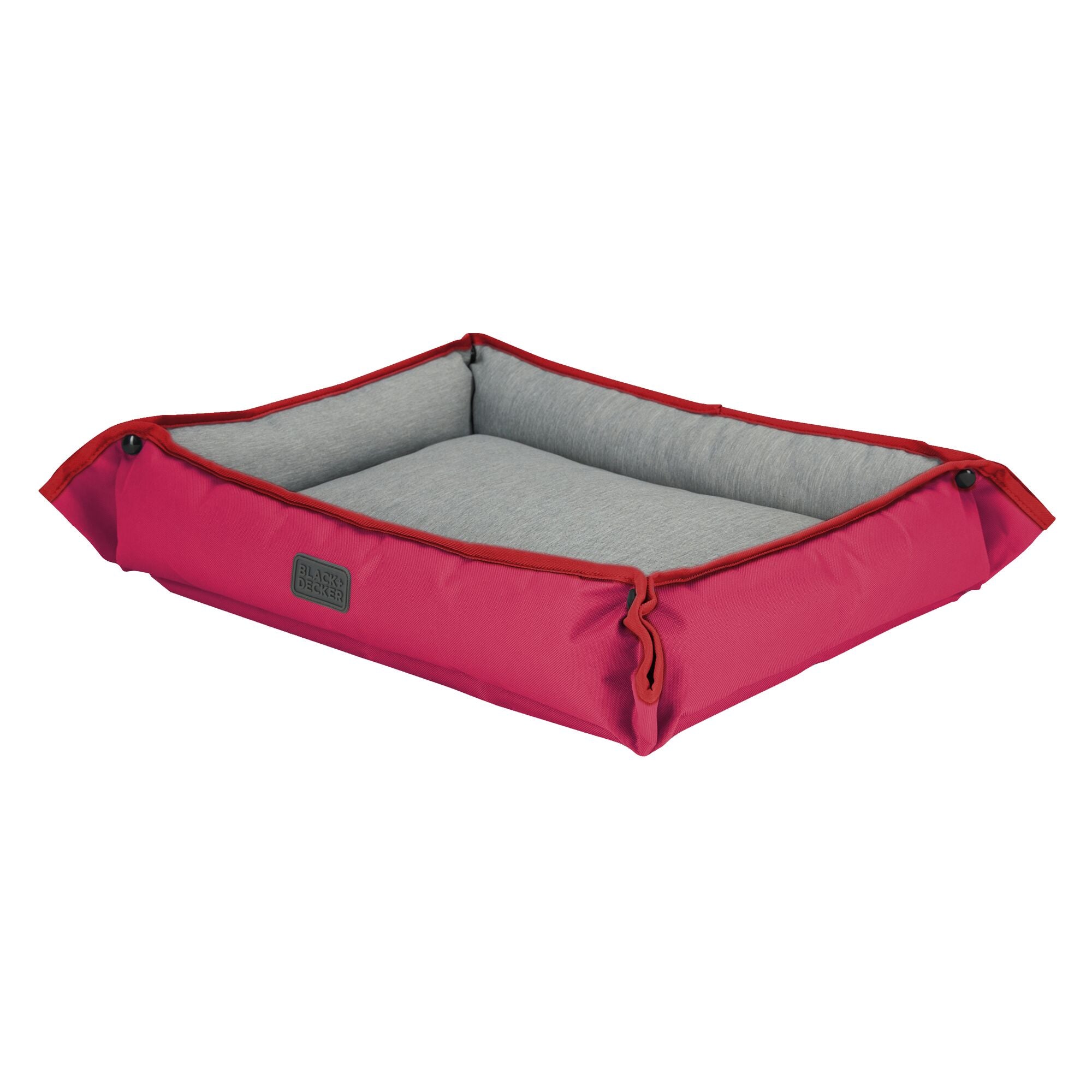 Four Way Pet Bed for Medium Dogs 24X20X3 In, Red