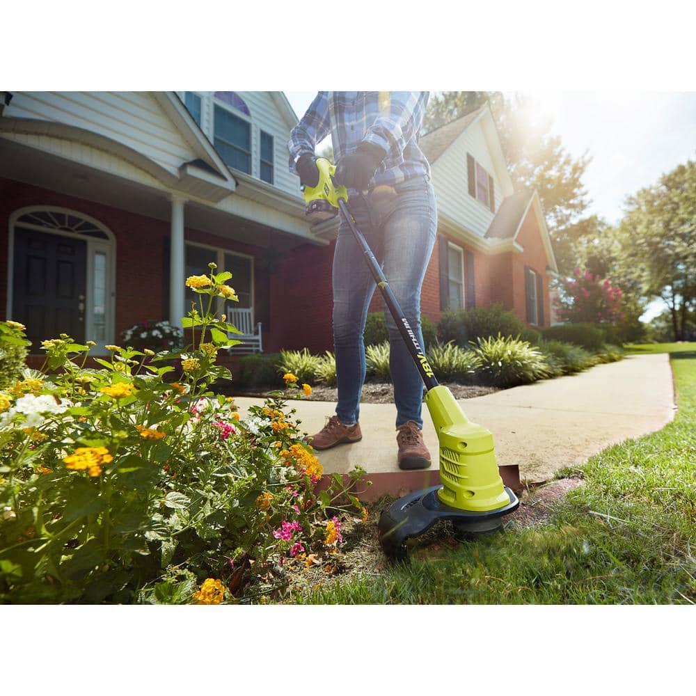 RYOBI ONE 18V 10 in Cordless Battery String Trimmer