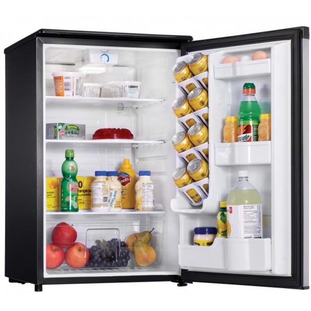 Danby Dar044a4bsldd 4 4 Cu Ft Compact Fridge In Stainless Steel