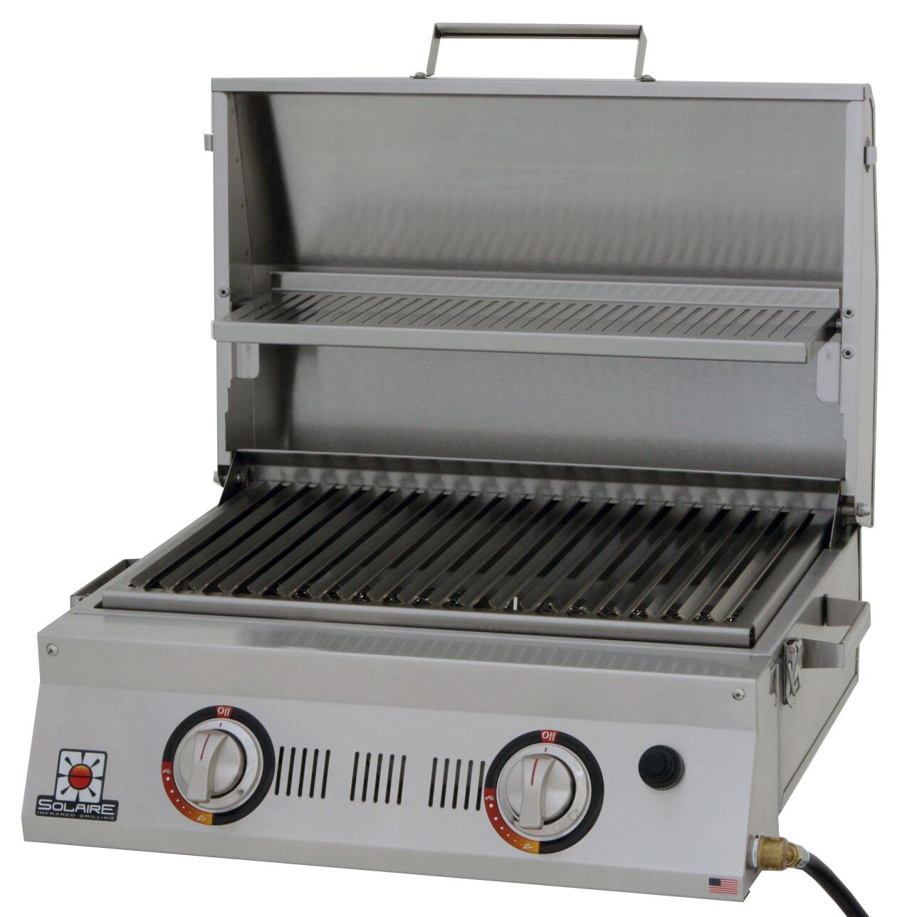 Solaire AllAbout 2-Burner Portable Infrared Propane Gas Grill