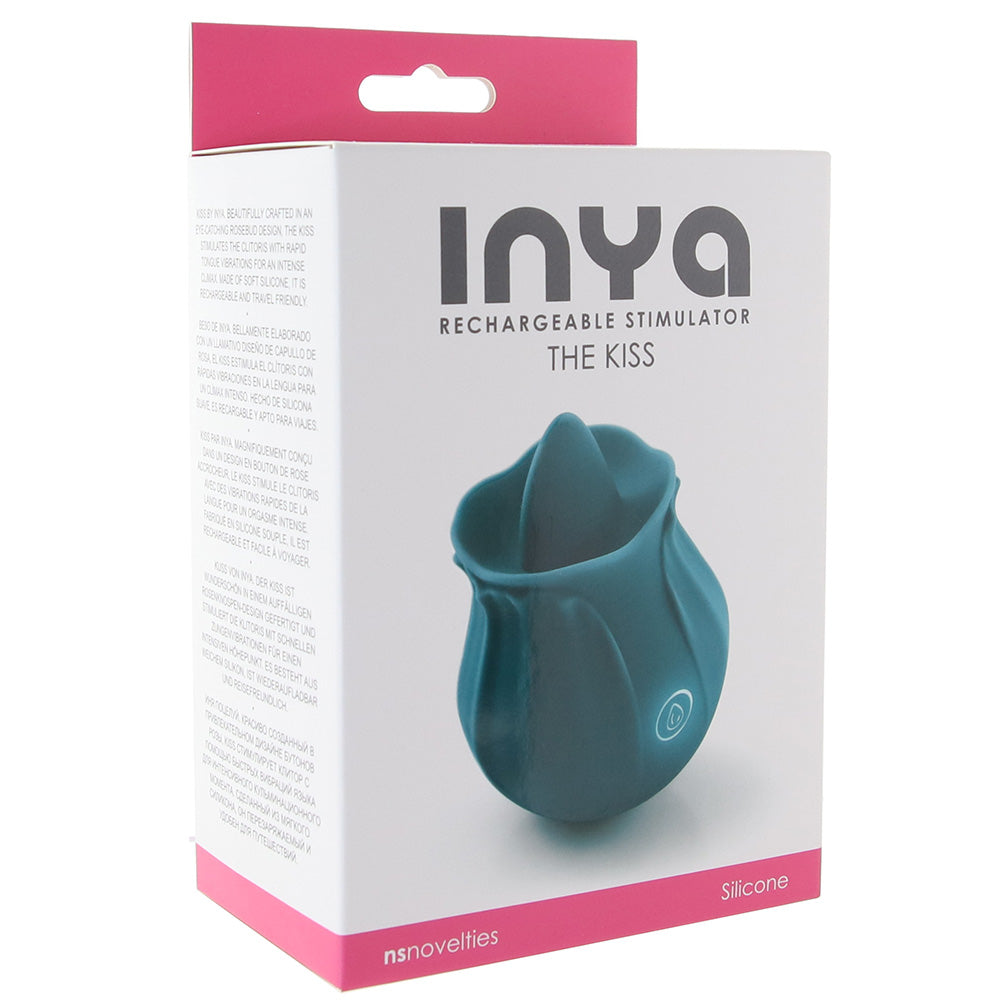 Inya The Kiss Rechargeable Stimulator in Teal