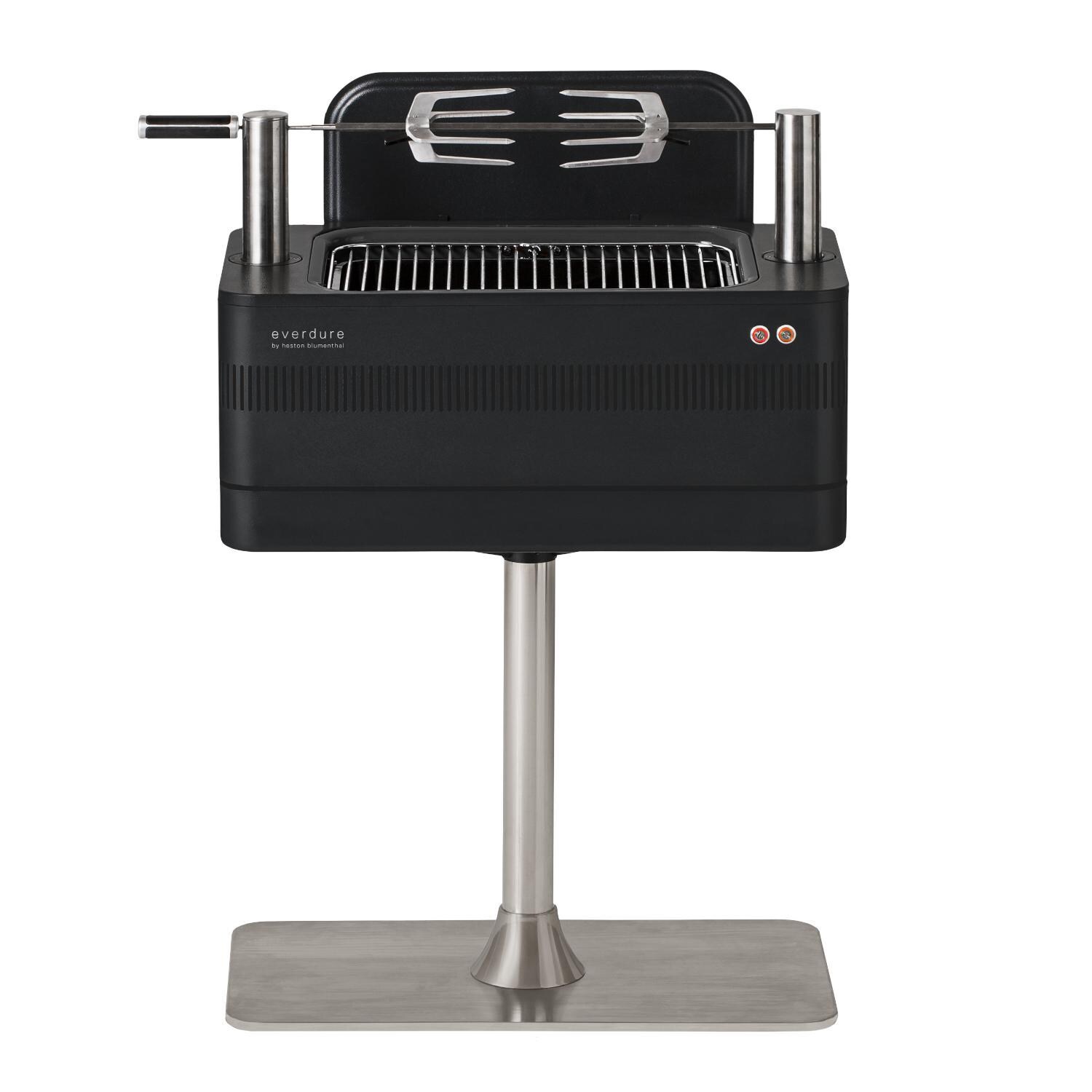 Everdure FUSION 29-Inch Charcoal Grill With Rotisserie and Electronic Ignition