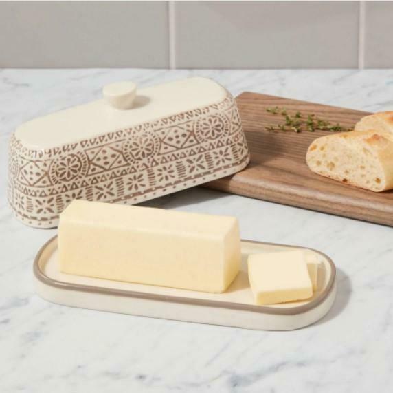 Threshold Stoneware Genesis Butter Dish