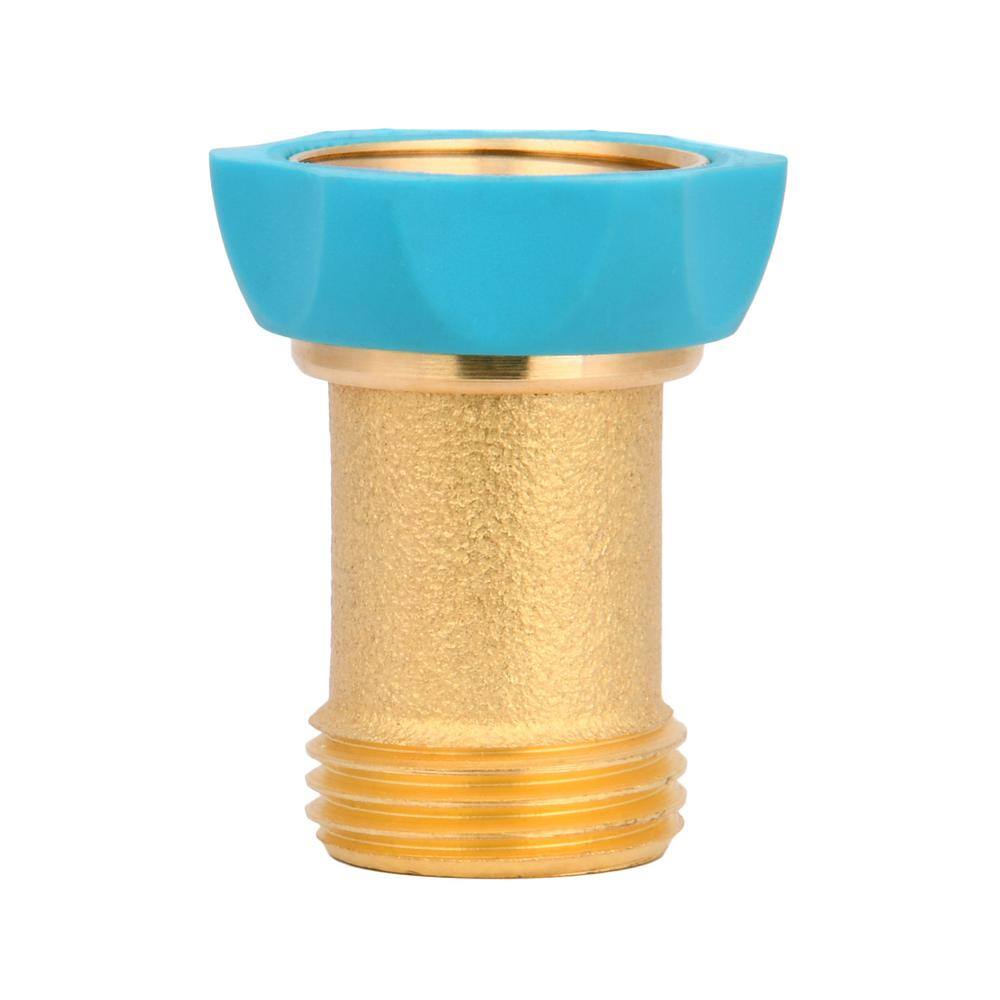 AQUA JOE Heavy-Duty Hose Shut Off Valve with Brass Construction 2-Pack AJ-IHE-2PK