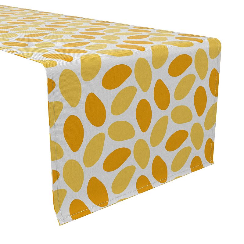 Table Runner， 100% Cotton， 16x90， Abstract Mangos