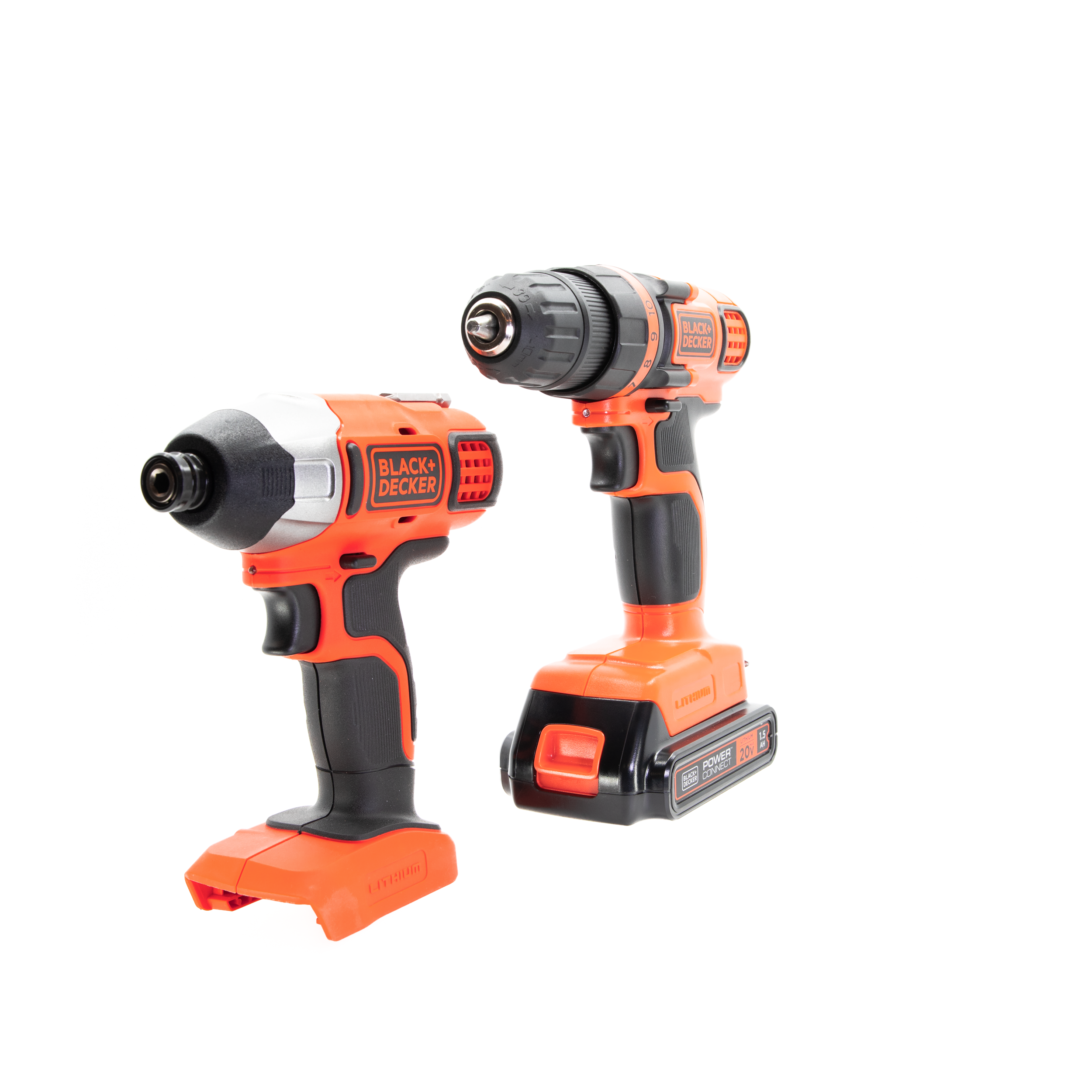 20V MAX* Cordless Drill and Impact Driver, Power Tool Combo Kit with Battery and Charger