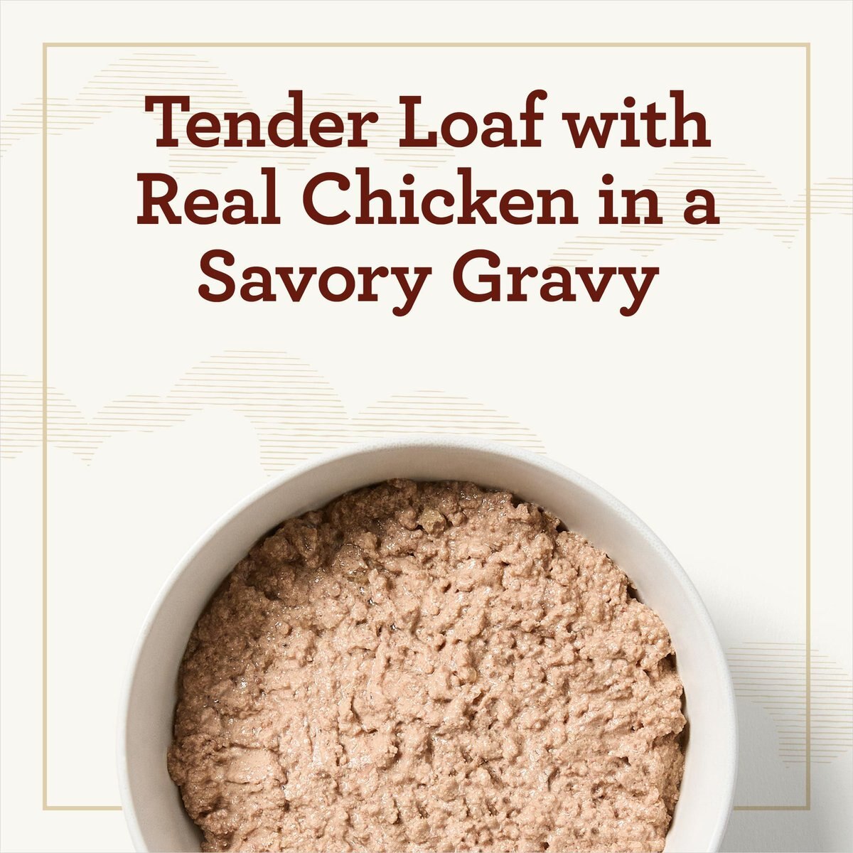 True Acre Foods Grilled Chicken Flavor Tender Loaf in Gravy， Wet Dog Food Cups