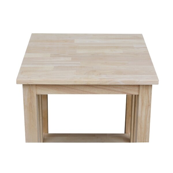 The Gray Barn Moonshine Unfinished Mission High End Table