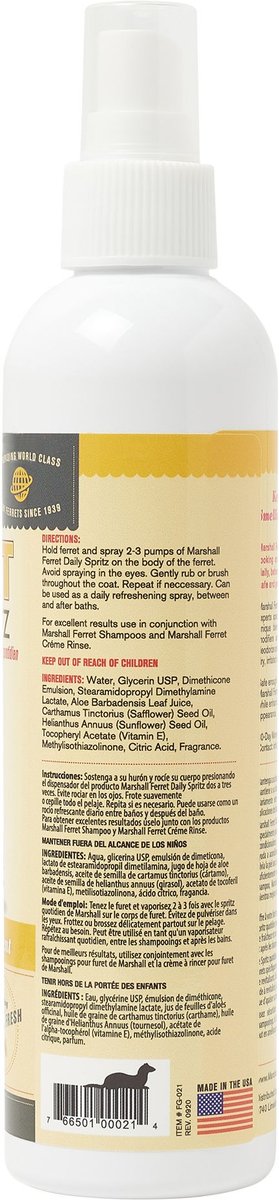 Marshall Baby Fresh Scent Daily Spritz for Ferrets