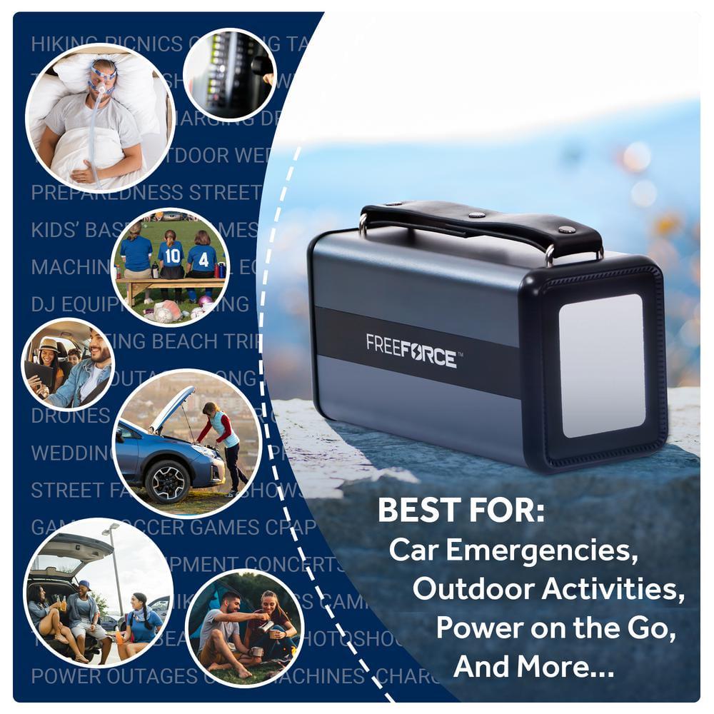 FreeForce Ultralite 465Watt Electric Switch Battery Generator Portable Power Station