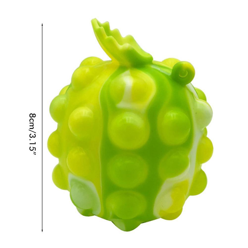 Push Bubble Pineapple Ball Soft Silicone Toy Venting Balls Sensory Stress Relief Toys for Children and Adults Gift