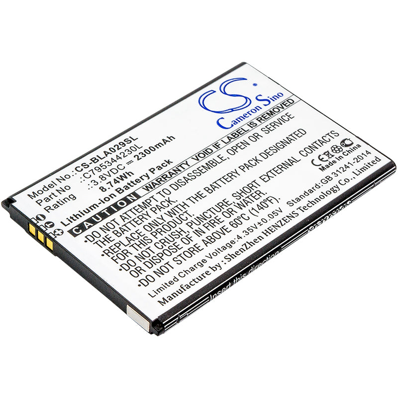 BLU S0290UU Studio J5 Replacement Battery BatteryClerkcom Mobile Phone