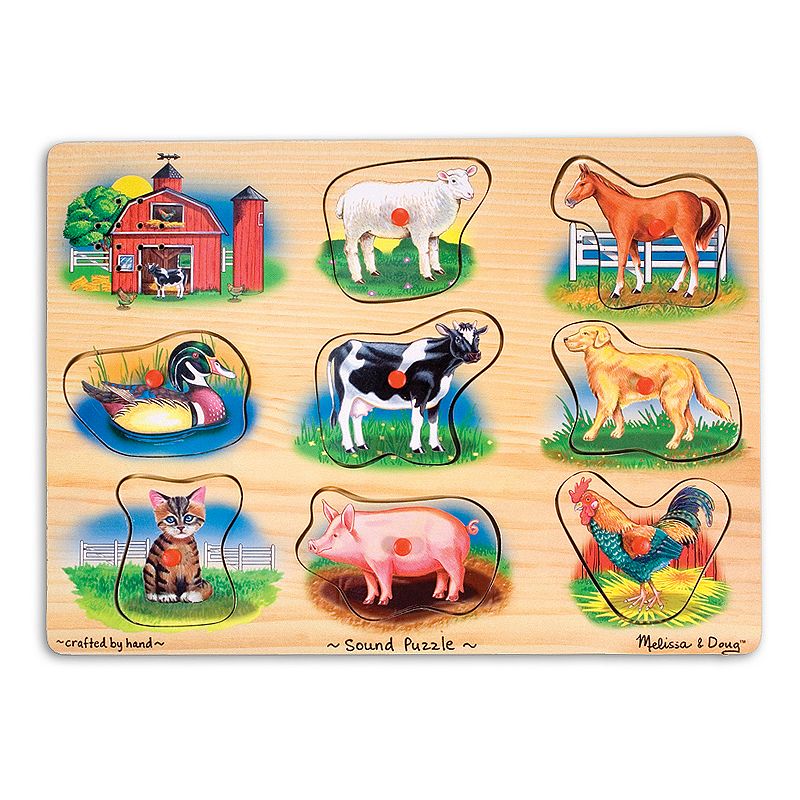 Melissa and Doug Farm Sounds Wood Puzzle