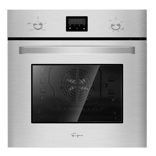 24-in Single Gas Wall Oven with Convection in Stainless Steel