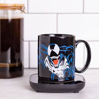 Uncanny Brands Marvel's Single-Cup Venom Black Coffee Mug with Warmer for Your Drip Coffee Maker MW1-MVC-VEN