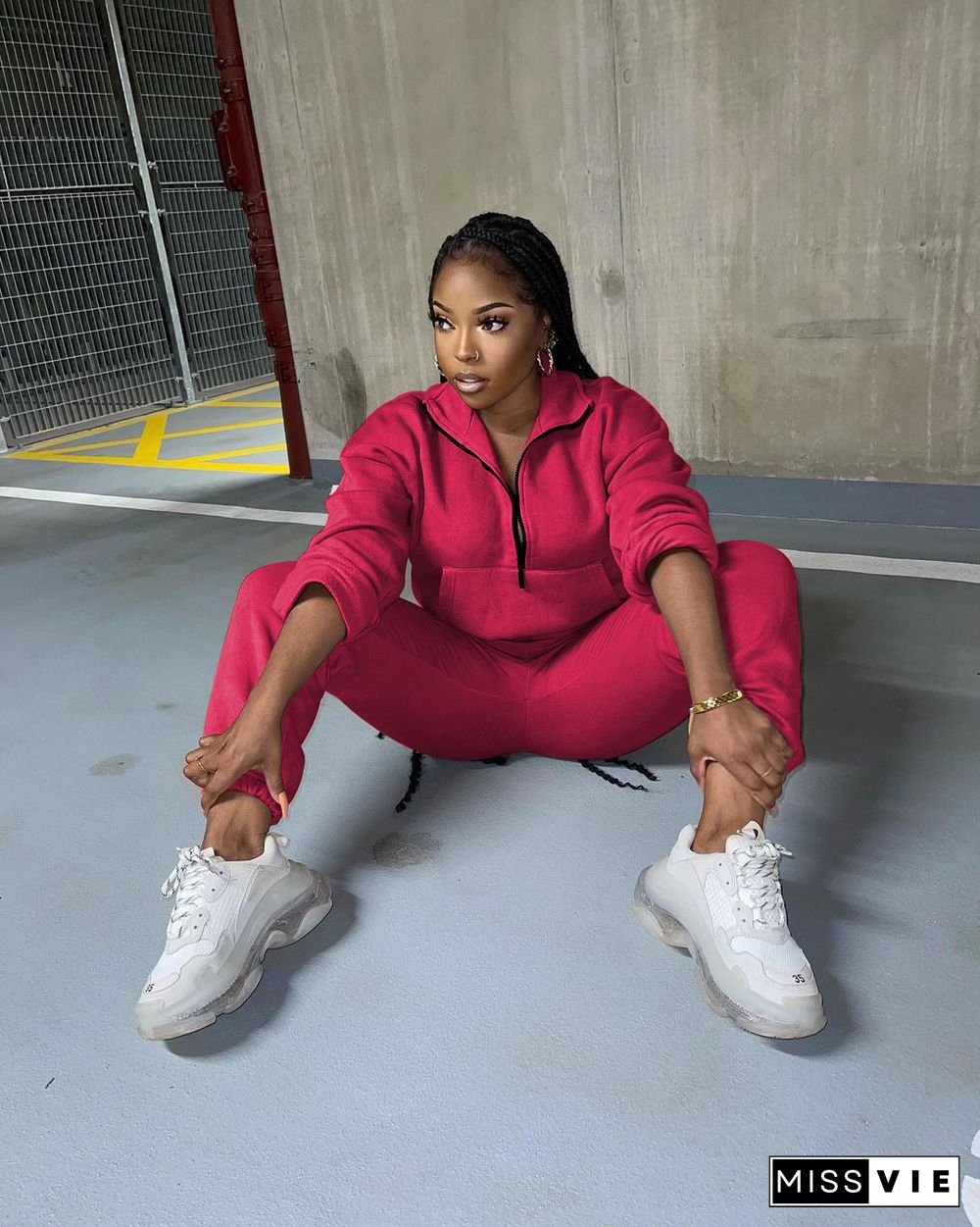 Long Sleeve Pullover Tops and Pants Women Tracksuits