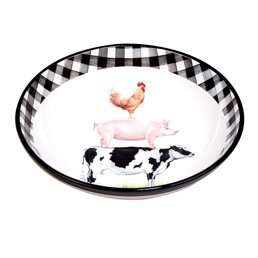 Certified International On The Farm 120 oz. Serving Bowl   13\