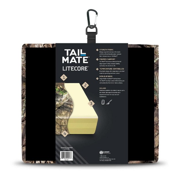 Tail Mate Litecore Outdoor Seat Cushion For Hunting And Fishing Mossy Oak Break Up Country