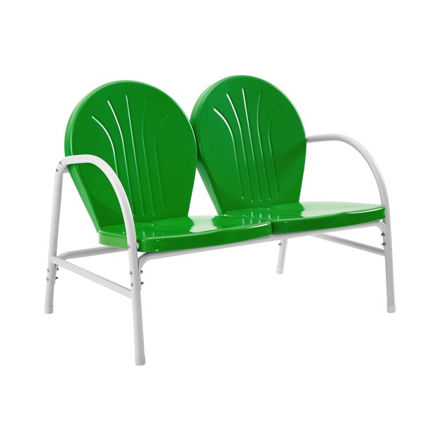 Griffith Outdoor Loveseat Kelly Green Crosley