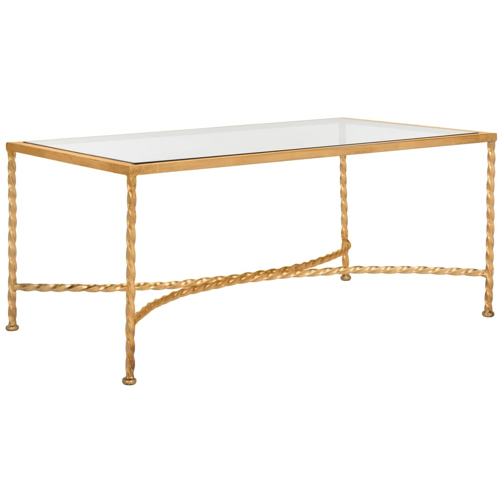 SAFAVIEH Couture Matilda Glass Coffee Table   40\