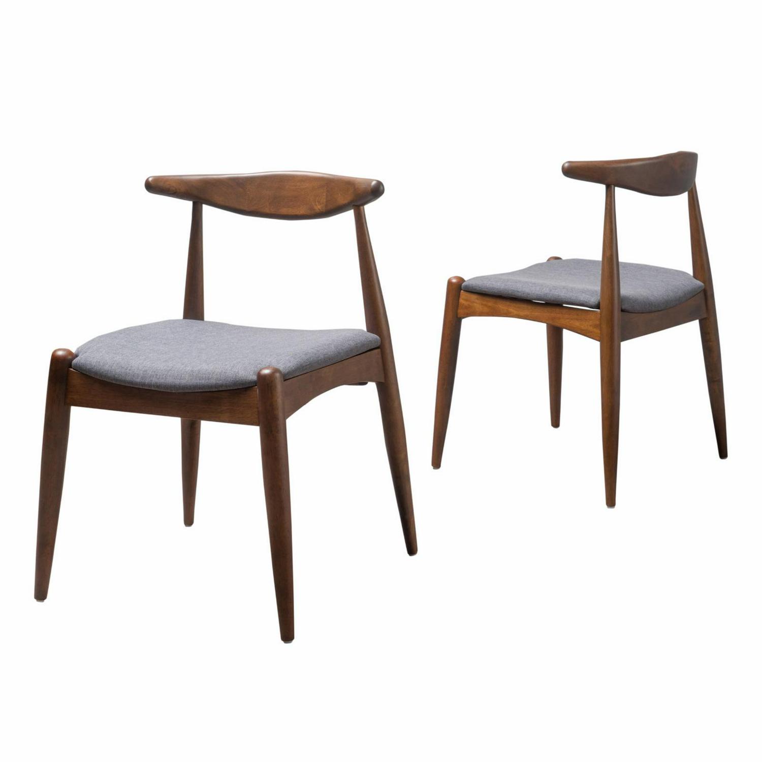 Francie Upholstered Dining Chairs 8211 Set of 2  Crowdfused