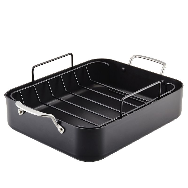 KitchenAid Hard-Anodized Roaster with Removable Nonstick Rack