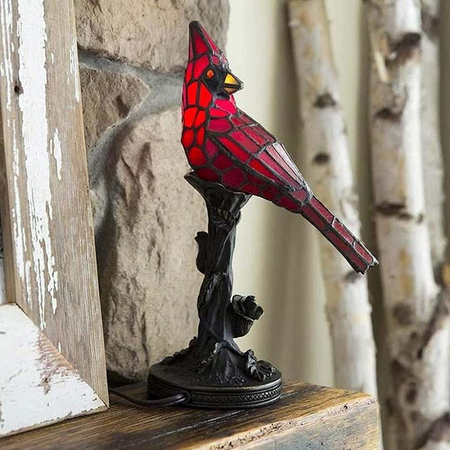 Last Day 70% OFF - Cardinal Bird Lighted Art Novelty Lamp