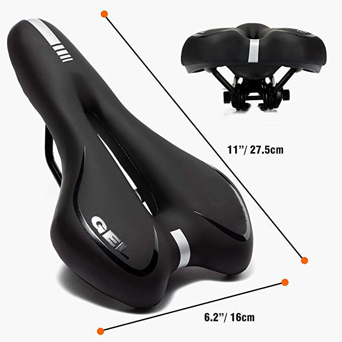 Mountain Bike Saddle/Comfortable Road Cycling Saddle/Breathable Silicone seat for bike