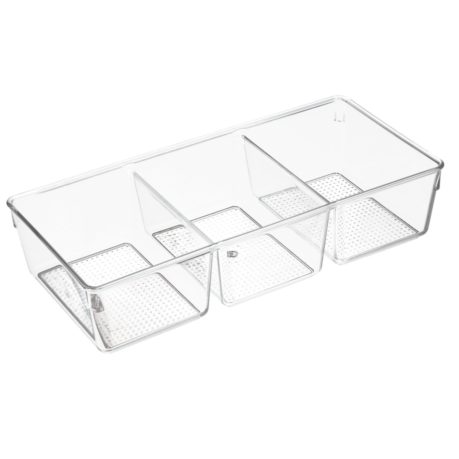 iDesign Clarity 3 in. H X 6 in. W X 13.5 in. D Plastic Storage Tray Organizer