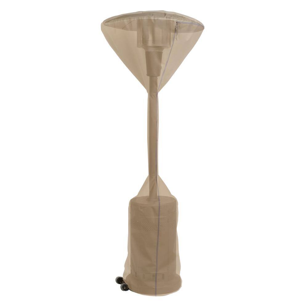 MODERN LEISURE Basics Water Resistant Outdoor Stand Up Patio Heater Cover， 30 in. W x 95 in. H， Beige 3214A