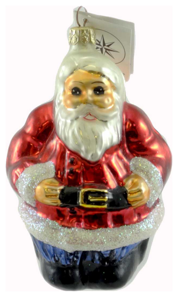 Christopher Radko THE CLAUSES Glass Ornament Christmas Santa   Christmas Ornaments   by Story Book Kids Inc  Houzz