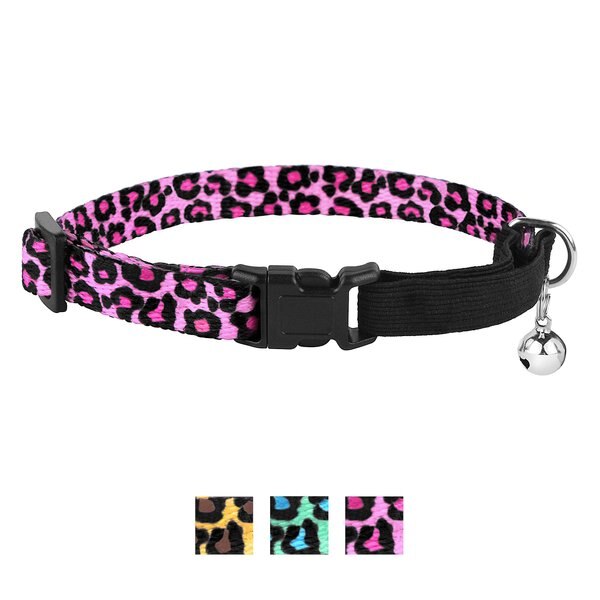 CollarDirect Leopard Breakaway Buckle Cat Collar