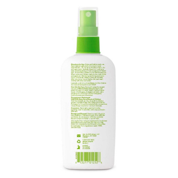 Babyganics Natural Deet free Insect Repellent 6 Fl Oz Spray Bottle